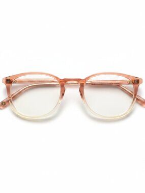 Garrett Leight Kinney Glasses Frames Clear Pink Gradient GLCO